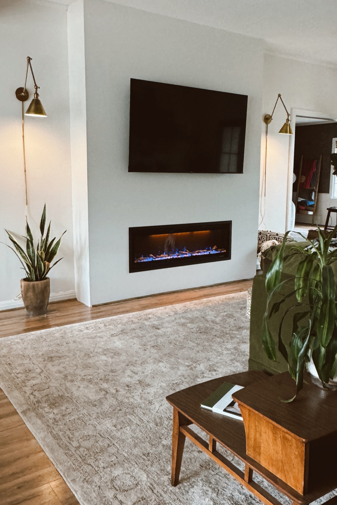 New fireplace wall! 