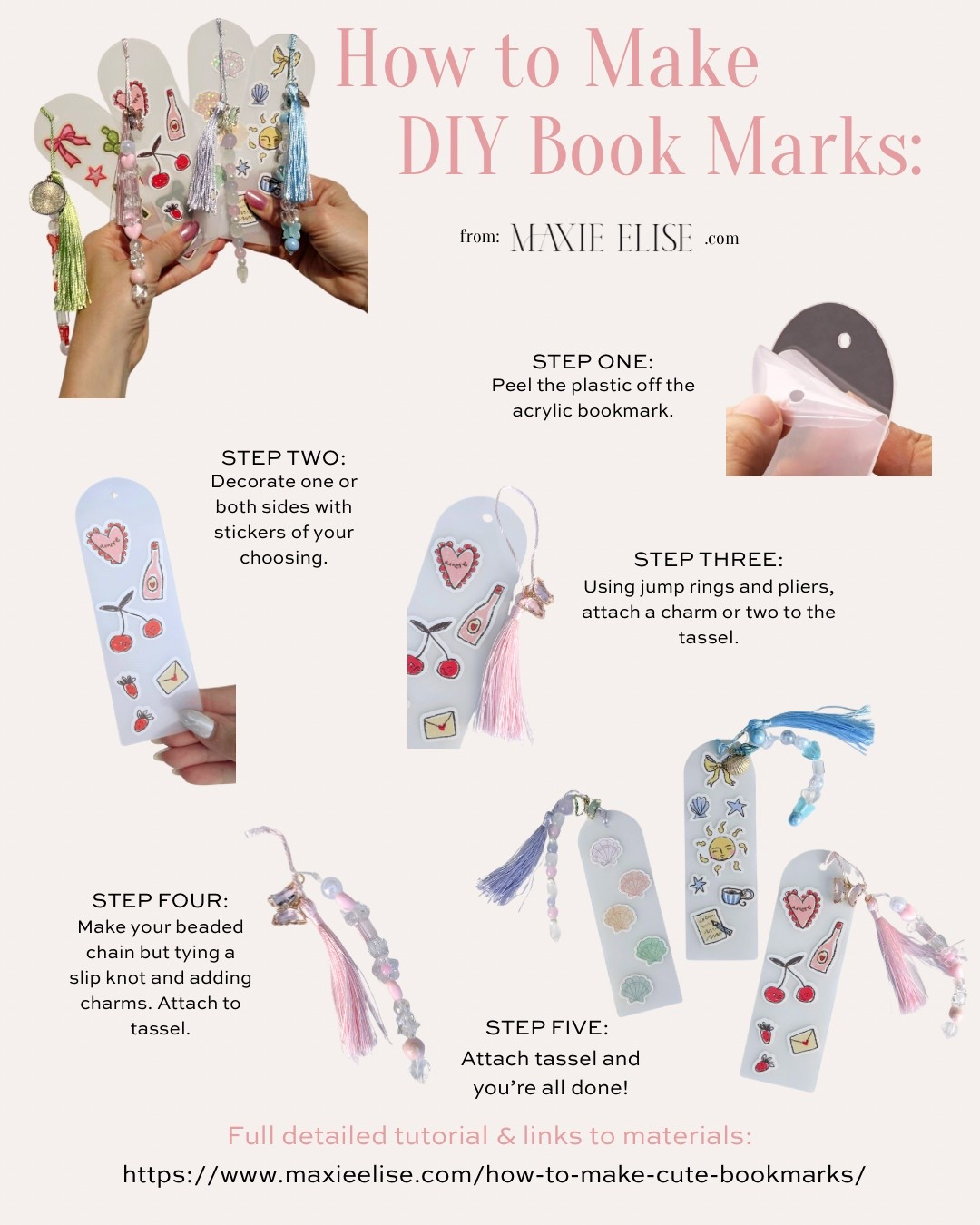How to make cute book marks - craft tutorial

Cute bookmarks, homemade bookmarks, DIY bookmarks, diy crafts, diy gifts, bookmarks, cute crafts, crafts for women, back to school crafts, amazon craft supplies, how to make bookmarks, girls night in ideas, book club, book club hosting, book club ideas, book lover

#LTKHome #LTKSeasonal #LTKParties