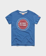 Youth Detroit Pistons Logo | Kids NBA T-Shirt | Homage
