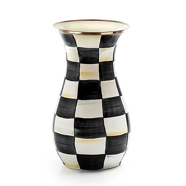 MacKenzie-Childs Courtly Check Tall Vase | MacKenzie-Childs