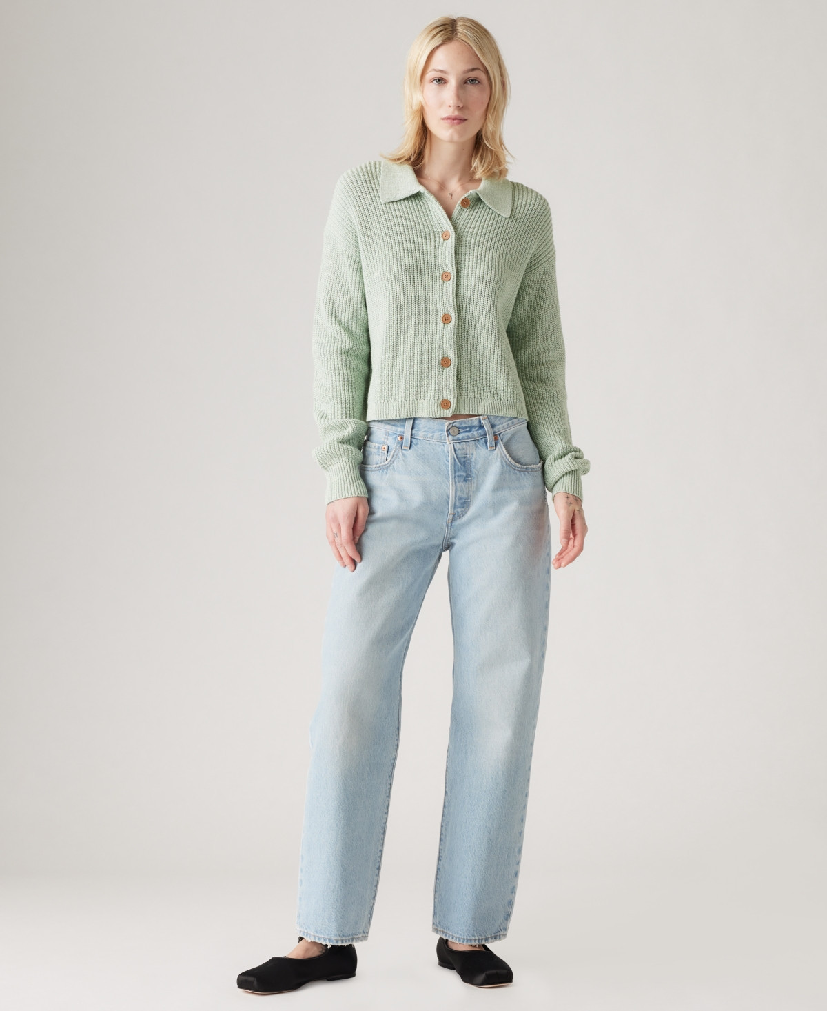 Levi's Women's Mid-Rise Straight-Fit Jeans - By Your Side | Macy's