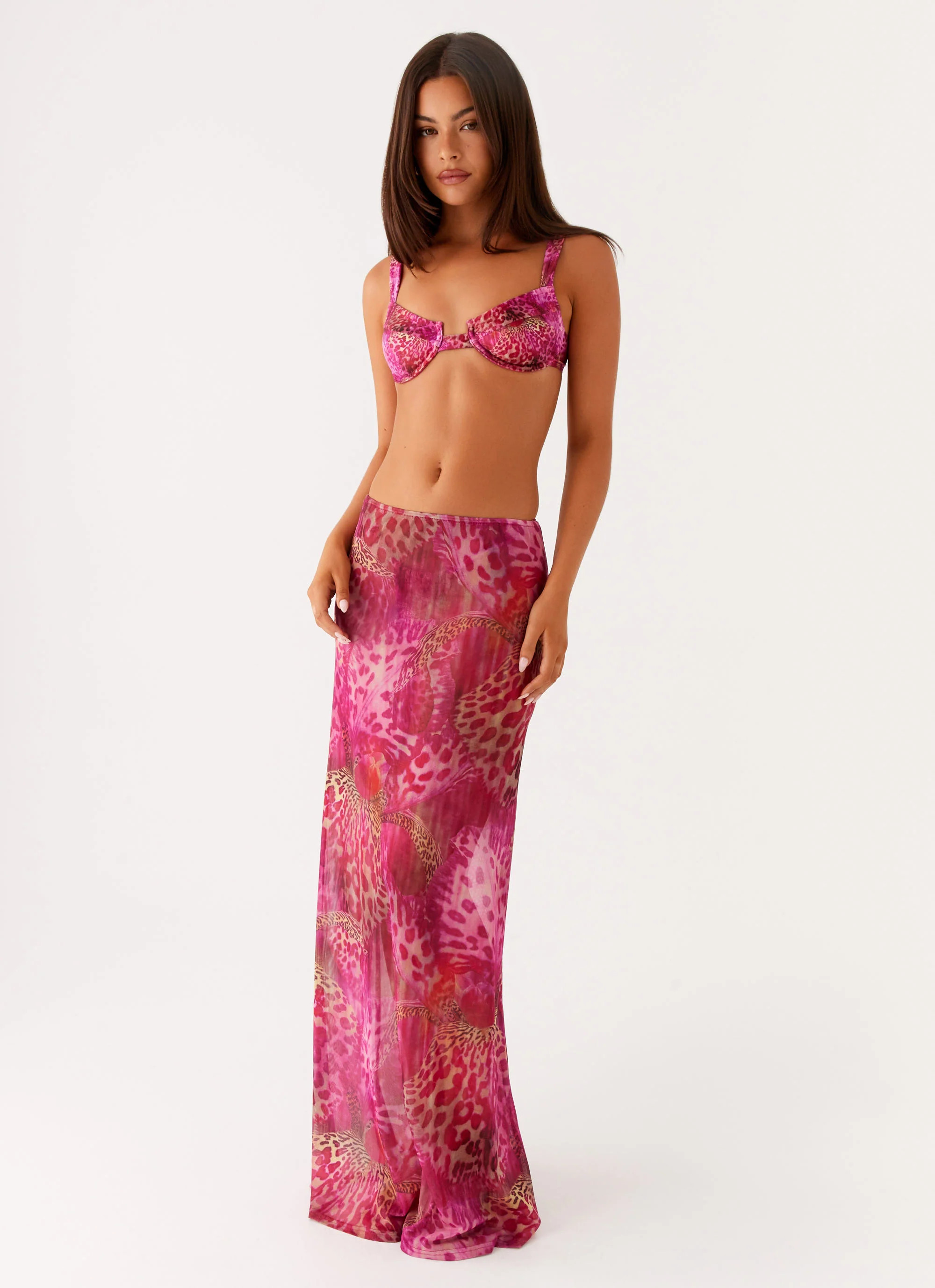 Camellia Maxi Skirt - Lavender Lagoon | Peppermayo (Global)