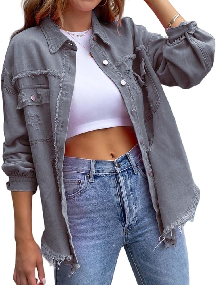Denim Jackets Jean Coat Shirts | Amazon (US)