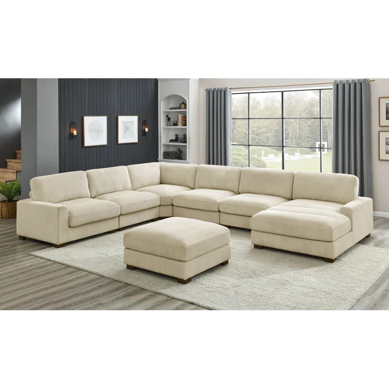 Azuri 7 - Piece Upholstered Sectional | Wayfair North America