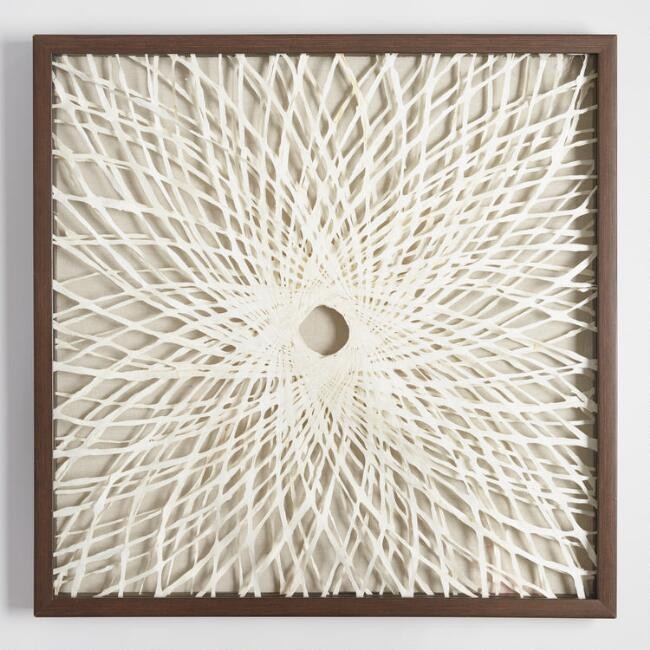 Rice Paper Spiral Shadow Box Wall Art | World Market