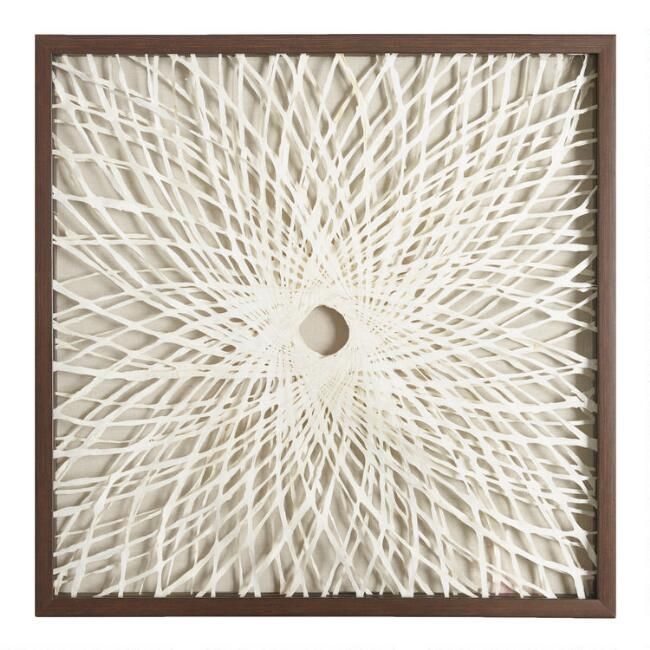 Rice Paper Spiral Shadow Box Wall Art | World Market