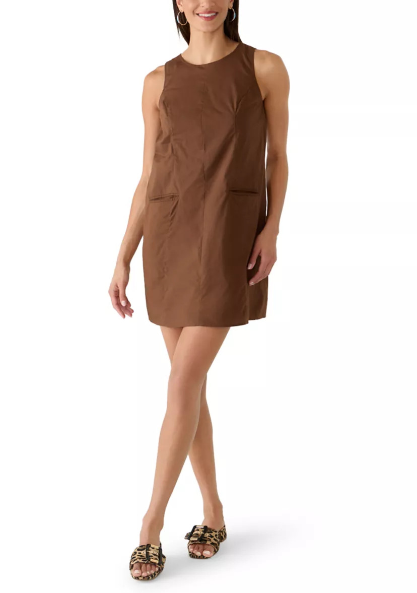 Women's Sleeveless High Neck Shift Dress | Belk