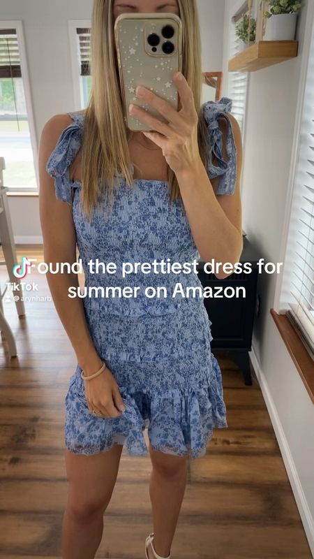 Amazon fashion , amazon dress , summer dresses , blue dress 

#LTKStyleTip #LTKFindsUnder100 #LTKWedding