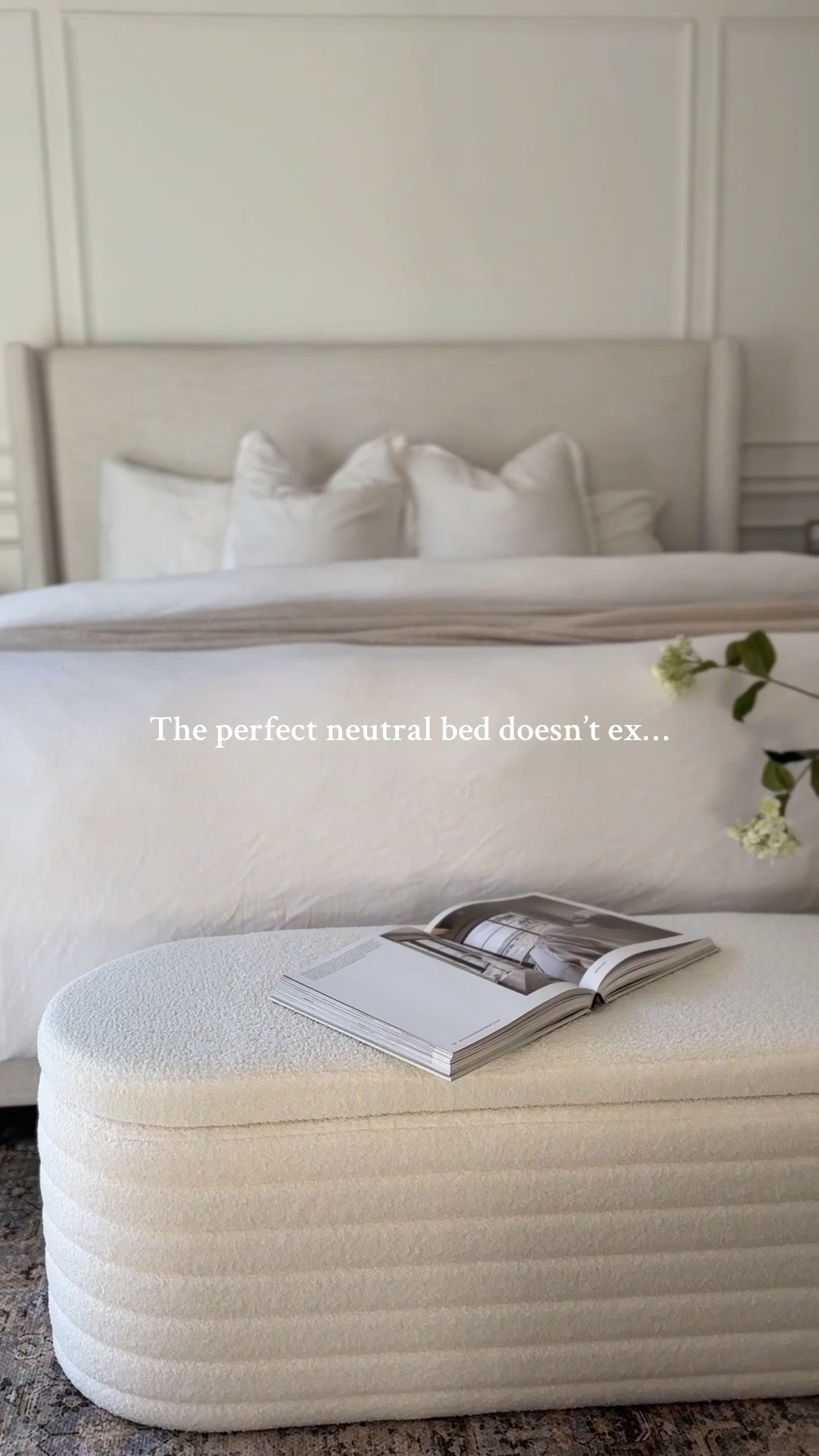 Staying true to my neutral loving self! A neutral bedroom brings me peace and relaxes me 💓 #neutralhome #homefinds
