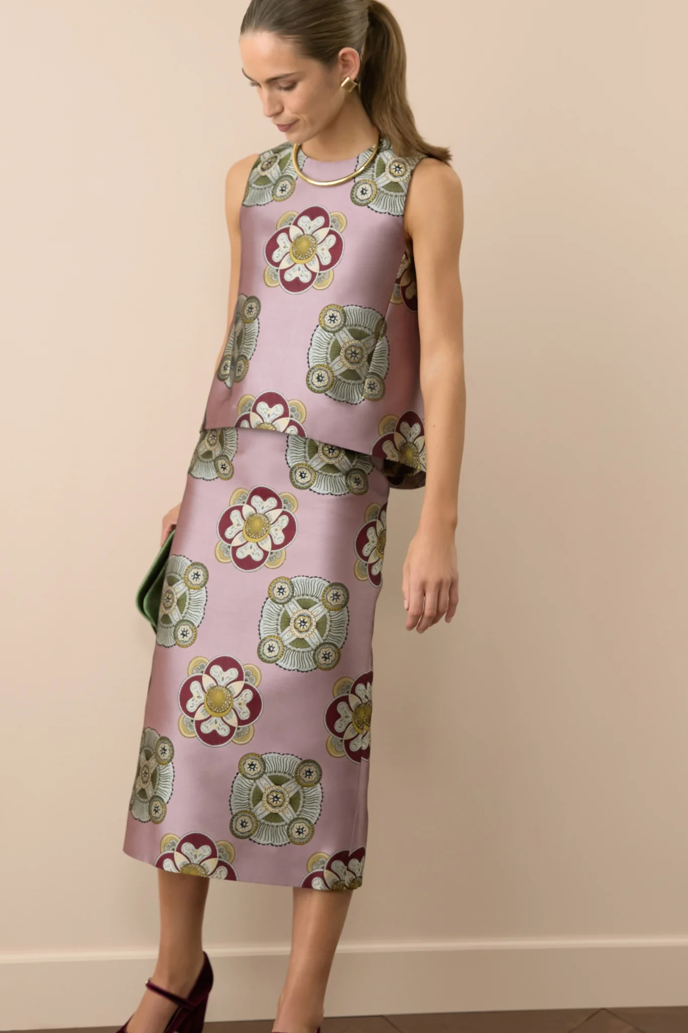 Nucleus Pink Pencil Skirt | Tuckernuck (US)