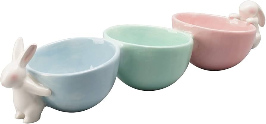 Newman House Studio Easter Candy Dish Nut Bowl - Home Decorations Three Snack Serving Dish Gifts ... | Amazon (US)