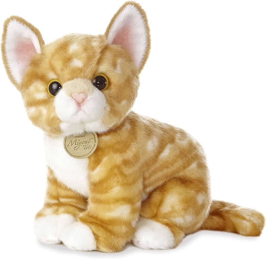 Aurora® Adorable Miyoni® Tots Orange Tabby Kitten Stuffed Animal - Lifelike Detail - Cherished ... | Amazon (US)