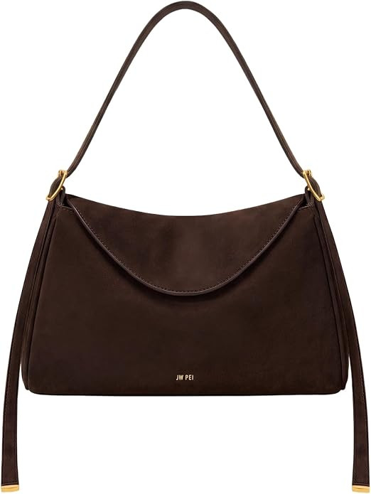 JW PEI Women's Elowen Faux Suede Flap Shoulder Bag | Amazon (US)