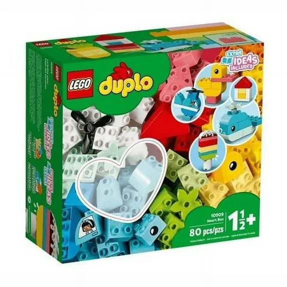 LEGO DUPLO Classic Heart Box 10909, Educational Activity and Development Set, Early Learning Toys... | Walmart (US)