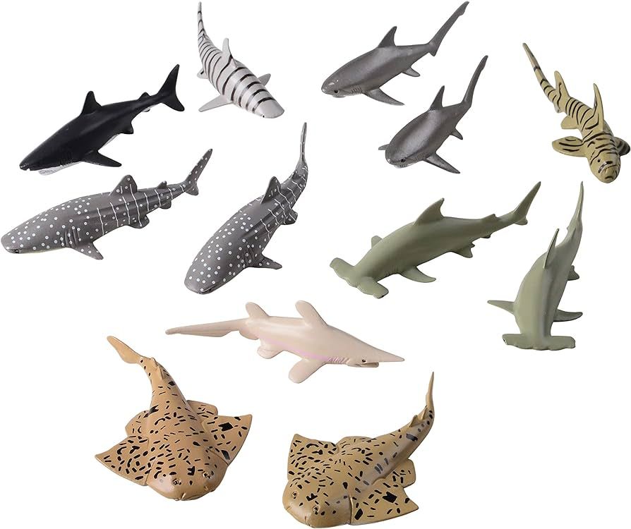 Shark Toy Animals (12 Count) | Amazon (US)