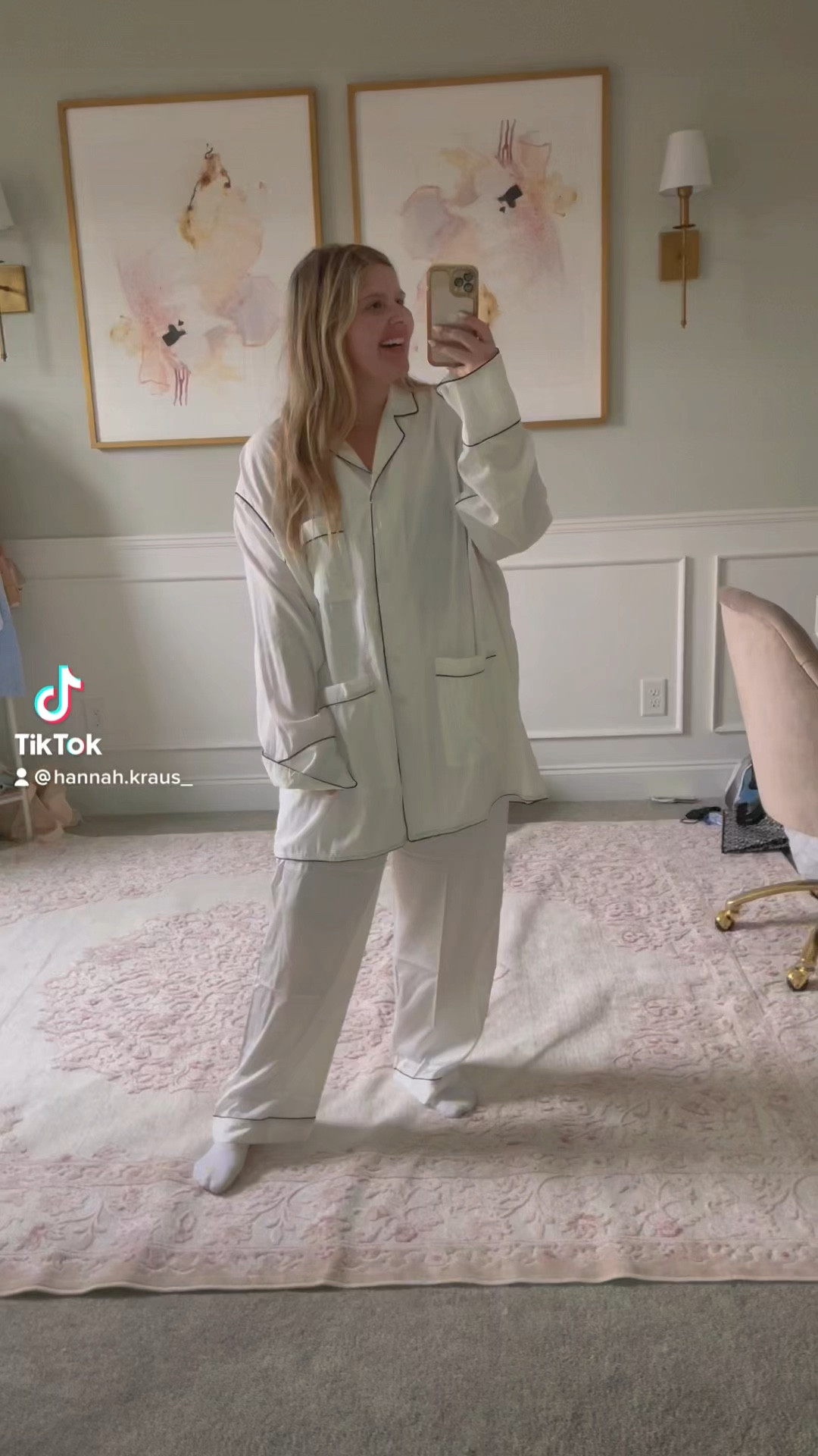 Bridal getting ready pjs! 
Wearing a L here! 


#LTKFind #LTKwedding