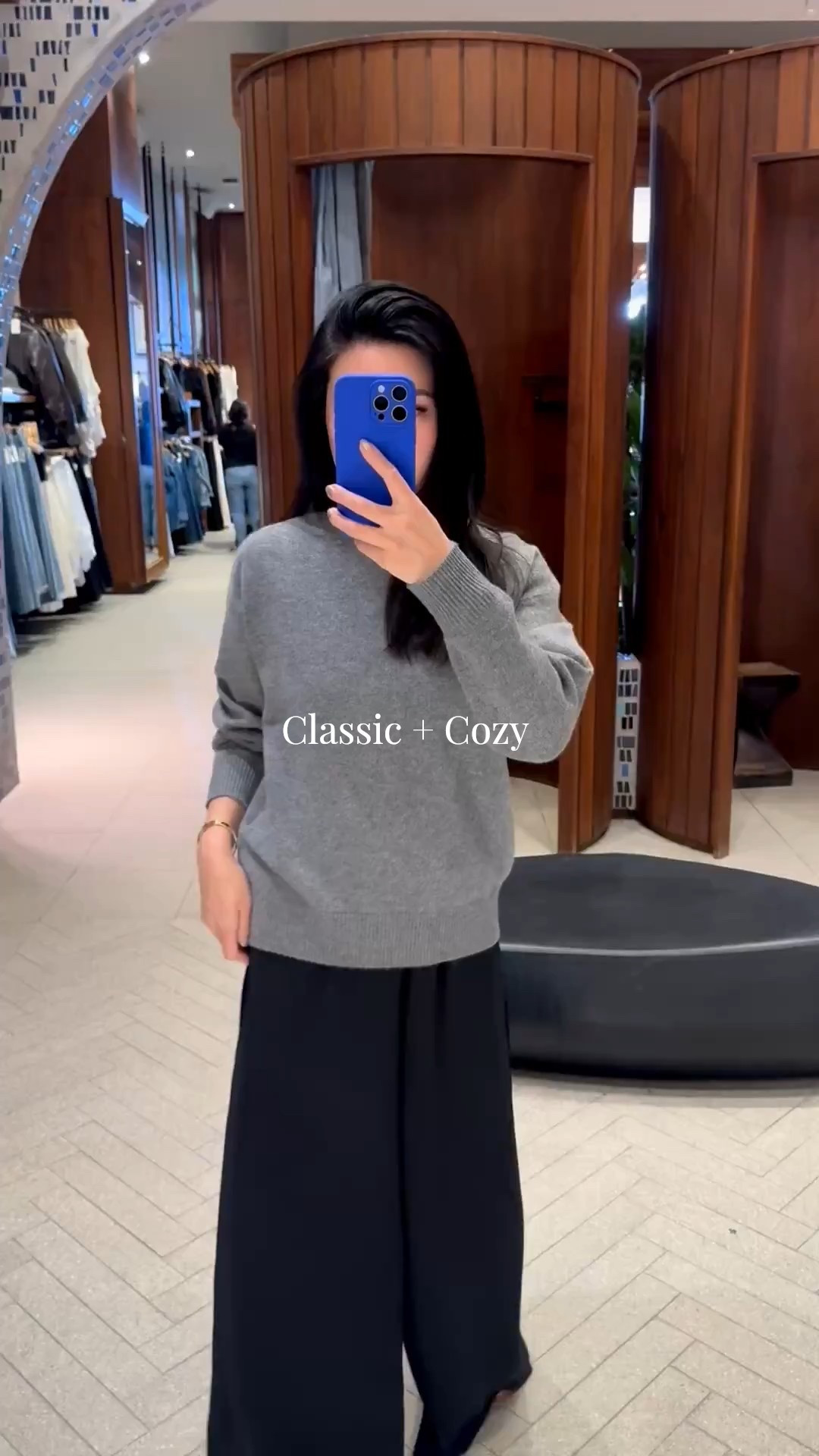 Love this oversized cashmere sweater. Wearing in XXS here but I think I would size up to an XS. These Palazzo pants are soooo comfortable. They are light, flowy and breezy.
————
Palazzo pants, wide leg pants, flowy pants, pull on pants, Aritzia, cashmere sweater, oversized sweater, cozy sweater, everyday outfit, styled outfit, easy ootd, casual outfit 

#LTKwinter #LTKfall #LTKsummer