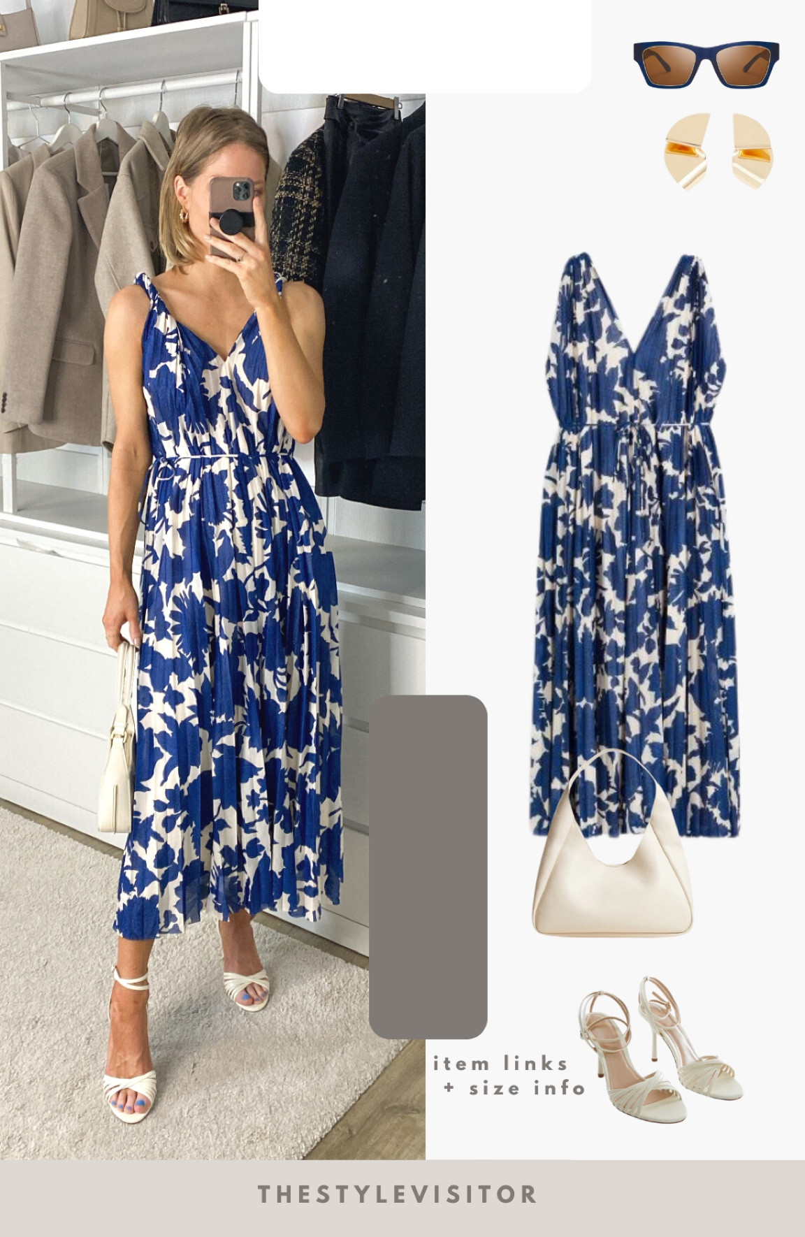 Just another version of my most sold dress from last week. It has the same fabric but the cut is quite different. I twisted the shoulder parts so it looks nicer. Wearing xs (tts). Read the size guide/size reviews to pick the right size.

Leave a 🖤 to favorite this post and come back later to shop

#printed holiday dress #navy cream #beige #vacation date night out 

#LTKeurope #LTKSeasonal #LTKstyletip