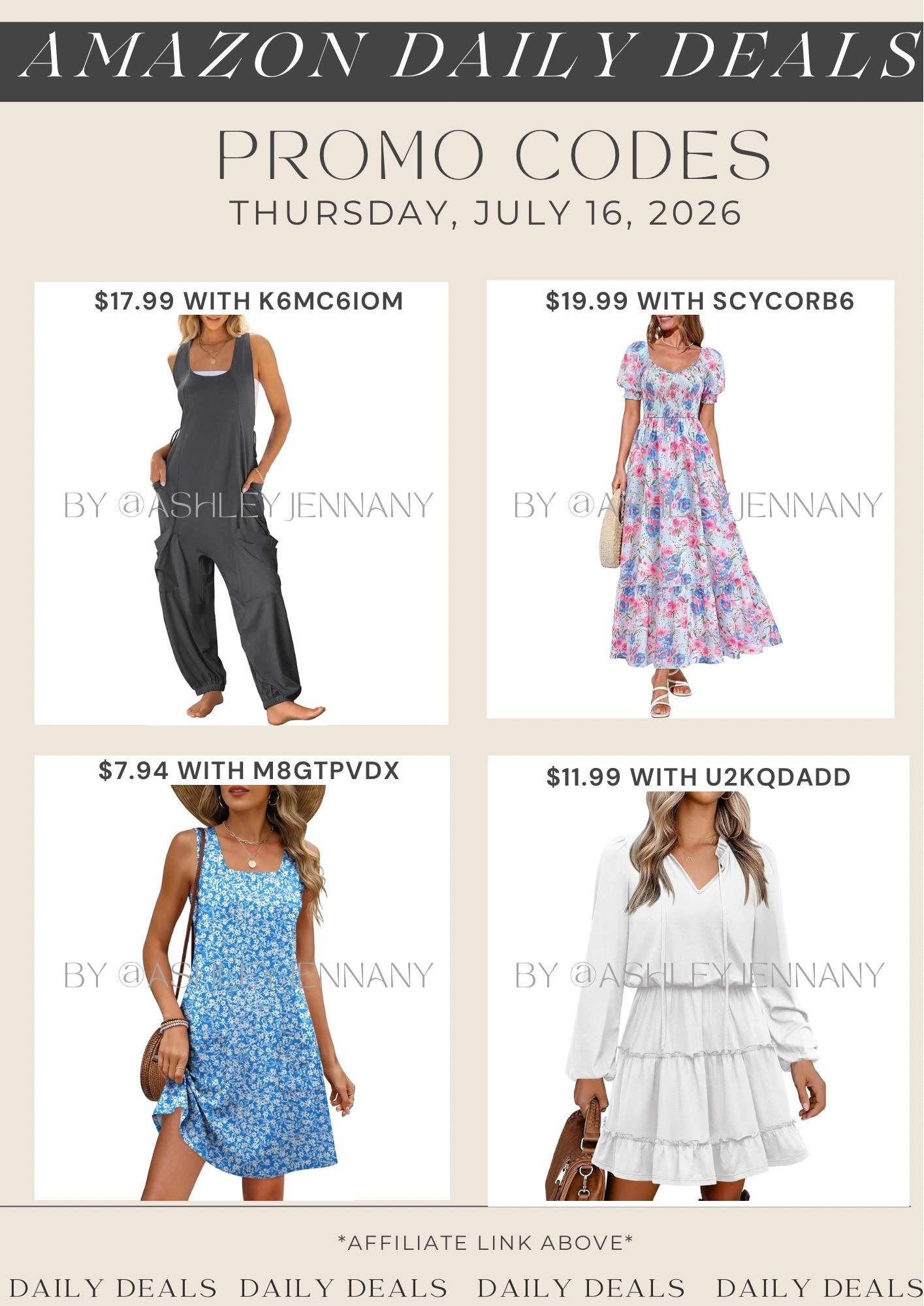 Amazon deals

#LTKSaleAlert #LTKMidsize #LTKSeasonal
