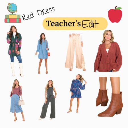 Red Dress Pre fall perfect for a teacher going back to school 

#LTKSeasonal #LTKBacktoSchool #LTKworkwear