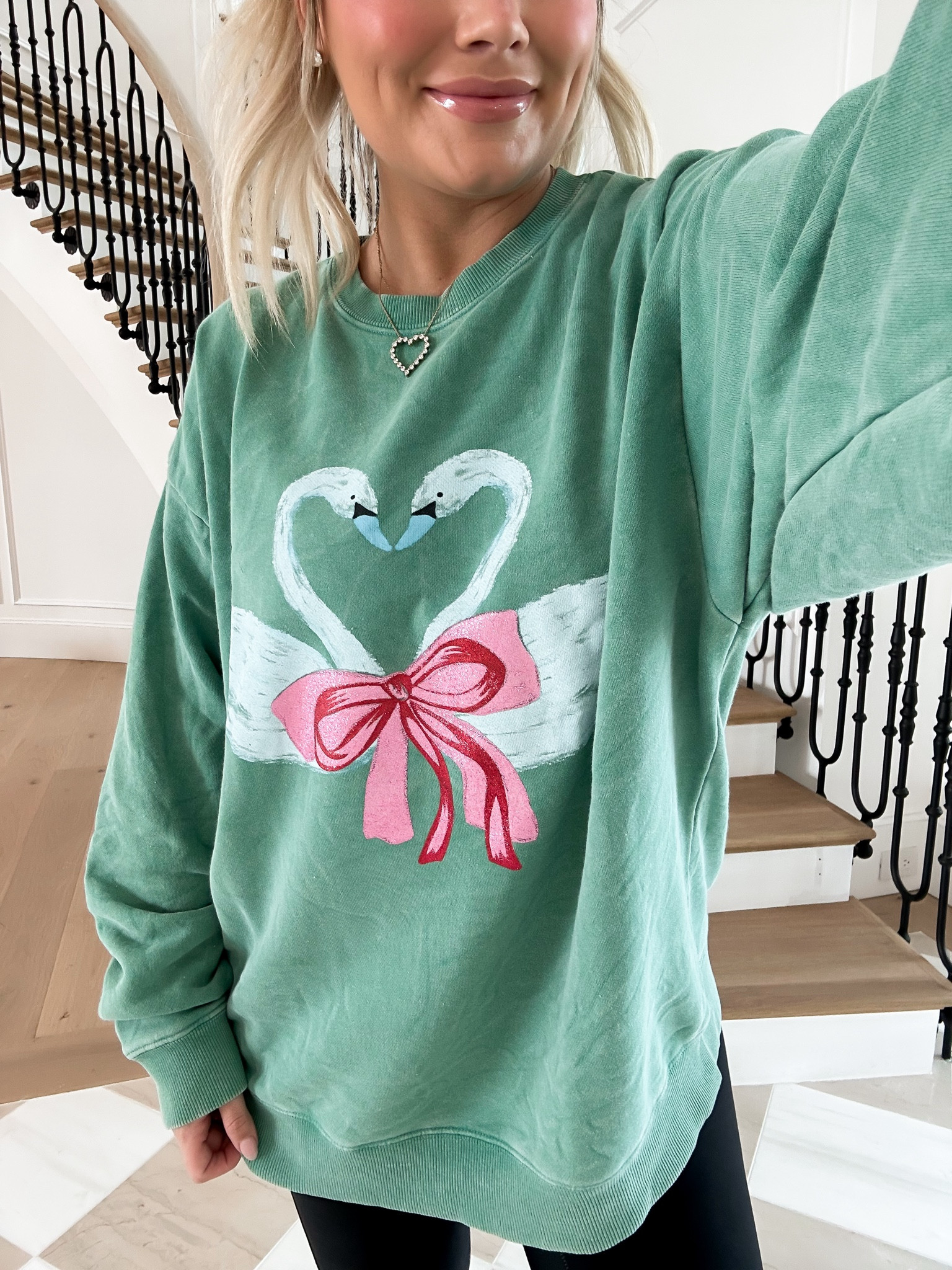 The cutest holiday sweatshirt - wearing size large  

#LTKHoliday #LTKSeasonal