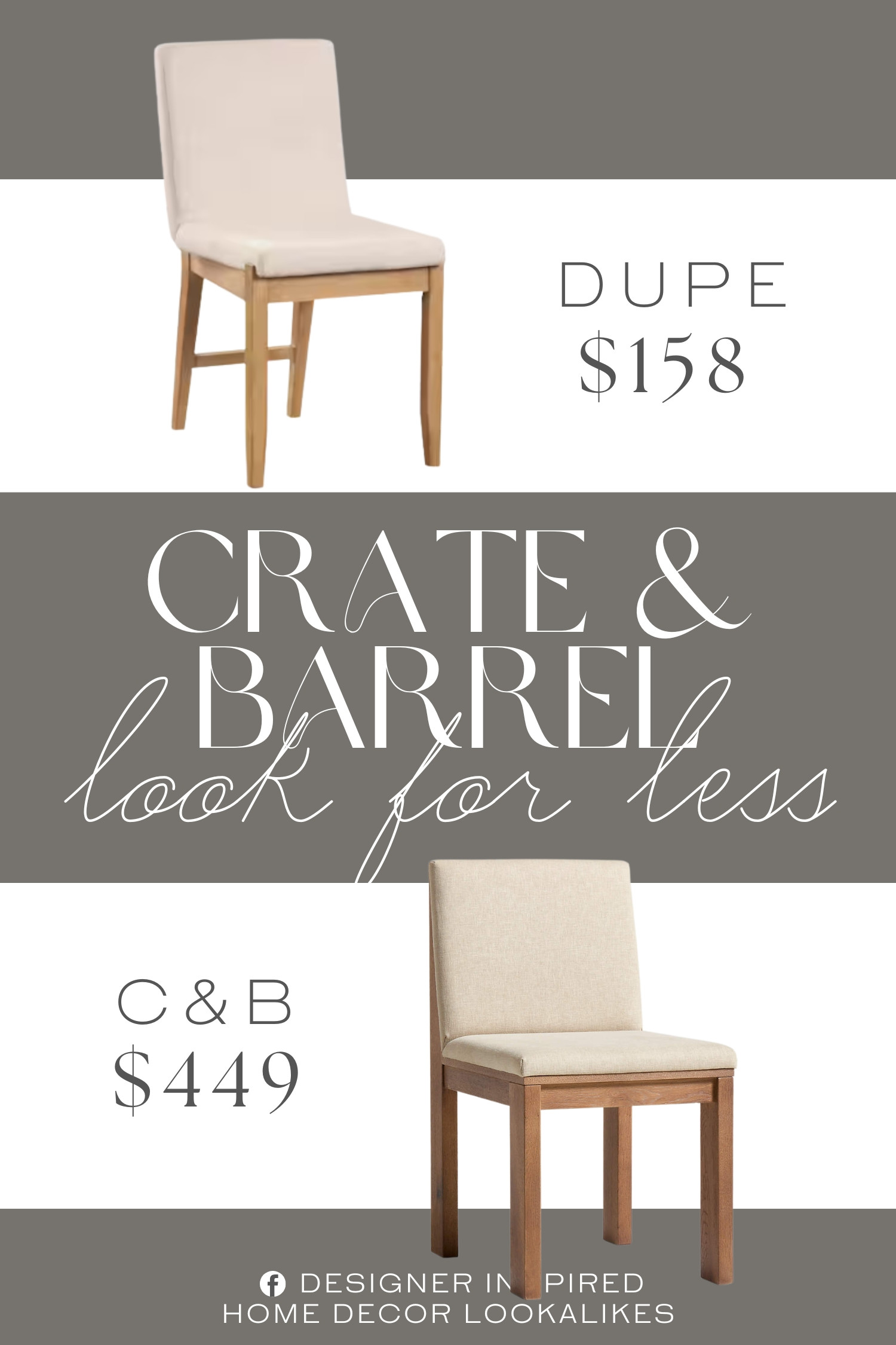 Inspired by Crate & Barrel Dining Chair. Mid Century Modern Chair. Contemporary Dining Seating. Modern Kitchen Chair. Upholstered Wood Chair. Wooden Accent Chair. Modern Farmhouse Chair. Solid Oak Dining Chair. Contemporary Accent Seating. 

Home more affordable option find copy cat similar look for less budget friendly affordable cheap cheaper beautiful pretty. Clearance sale coupon code discount code promo code luxury lookalike look a like Inspo inspiration inspired by idea ideas Love like these? I share multiple every day in my FB group.
#crateandbarrelinspired #diningchair #sidechair #wooddiningchair #upholsteredchair #diningroominspo #furniturefinds #kitchenchair 

 #LTKHome