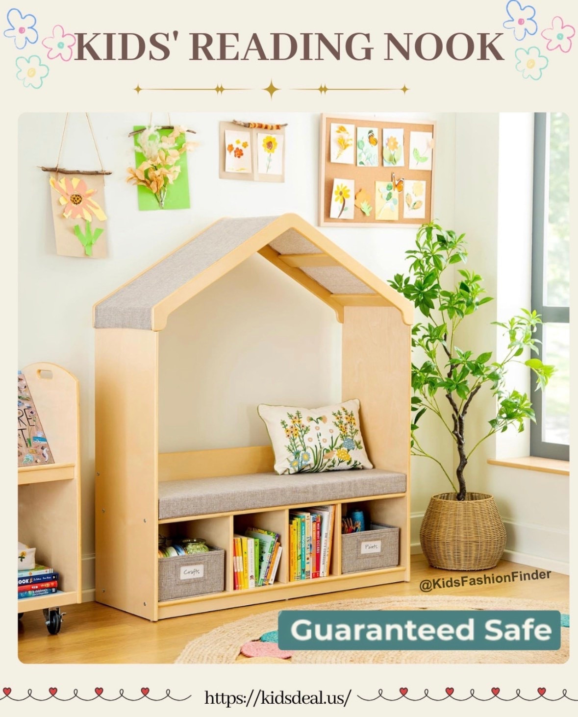 📚✨ Kids’ Reading Nook = Cozy + Organized!

This wooden storage bench + bookcase is perfect for creating a cute little reading corner 🧸💛
Features divided cubbies + bins to keep books & toys neatly stored (and easy for kids to grab!).

Made with high-quality, GREENGUARD Gold Certified materials — safe, sturdy & built to last 🙌

A must-have for a tidy + cozy kids space!

#KidsRoom #ReadingNook #PlayroomIdeas #ToyStorage #KidsFurniture #MontessoriHome #MomFinds #OrganizationGoals #KidsRoomDecor #AmazonFinds #HomeOrganization

#LTKSaleAlert #LTKKids #LTKHome