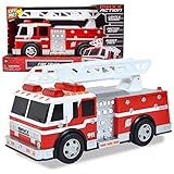 Sunny Days Entertainment Maxx Action Large Fire Truck – Lights and Sounds Vehicle with Extendable La | Amazon (US)