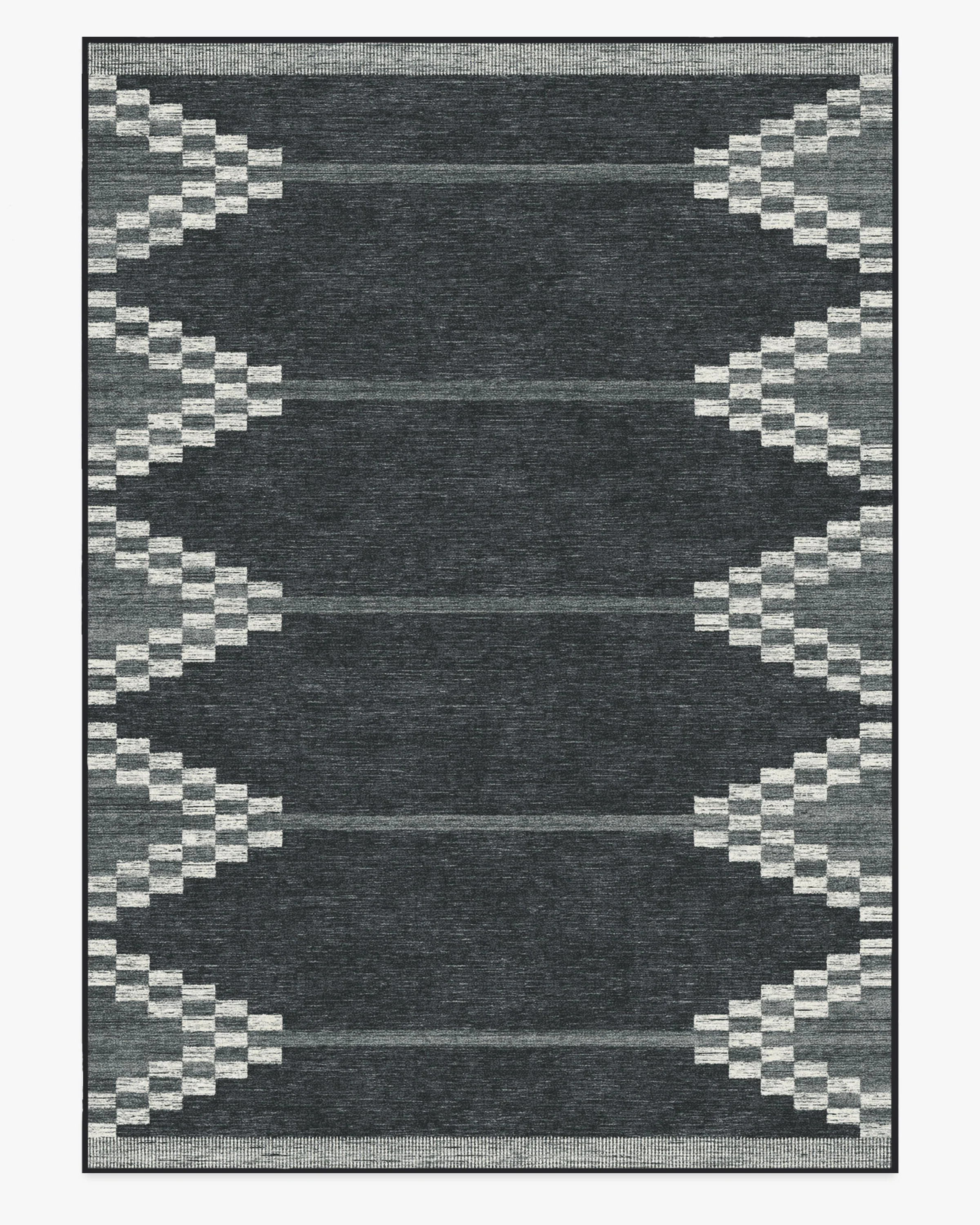 Sloane Black Flatwoven Rug | Ruggable