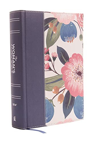 NIV, The Woman's Study Bible, Cloth over Board, Blue Floral, Full-Color, Red Letter: Receiving God's Truth for Balance, Hope, and Transformation | Amazon (US)