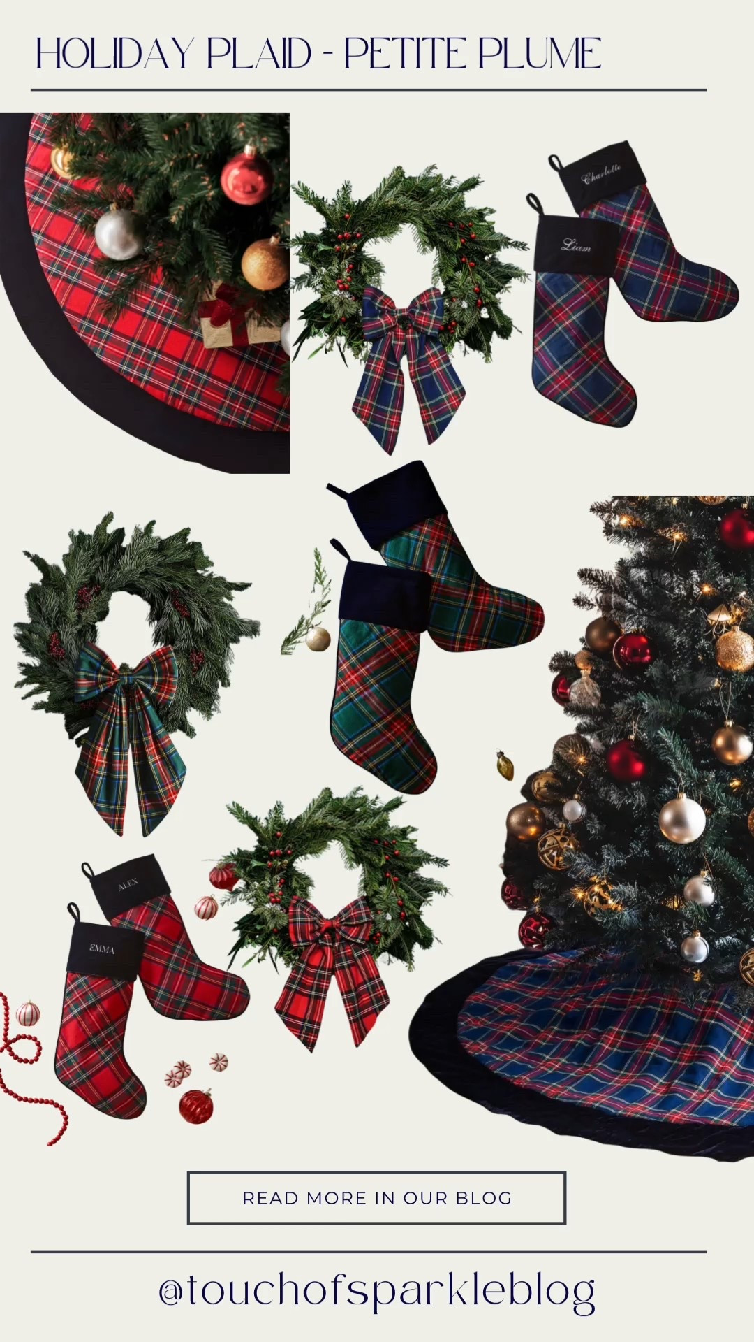 I’m a sucker for Christmas plaid and these are so good! I ordered the blue plaid tree skirt and it is beautiful! Check all of these pieces out! 

#LTKFindsUnder100 #LTKHome #LTKHoliday