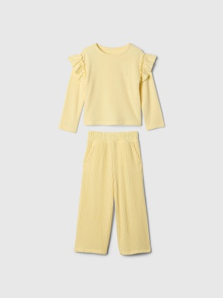 Baby & Toddler Softspun Ruffle Outfit Set | Gap (US)