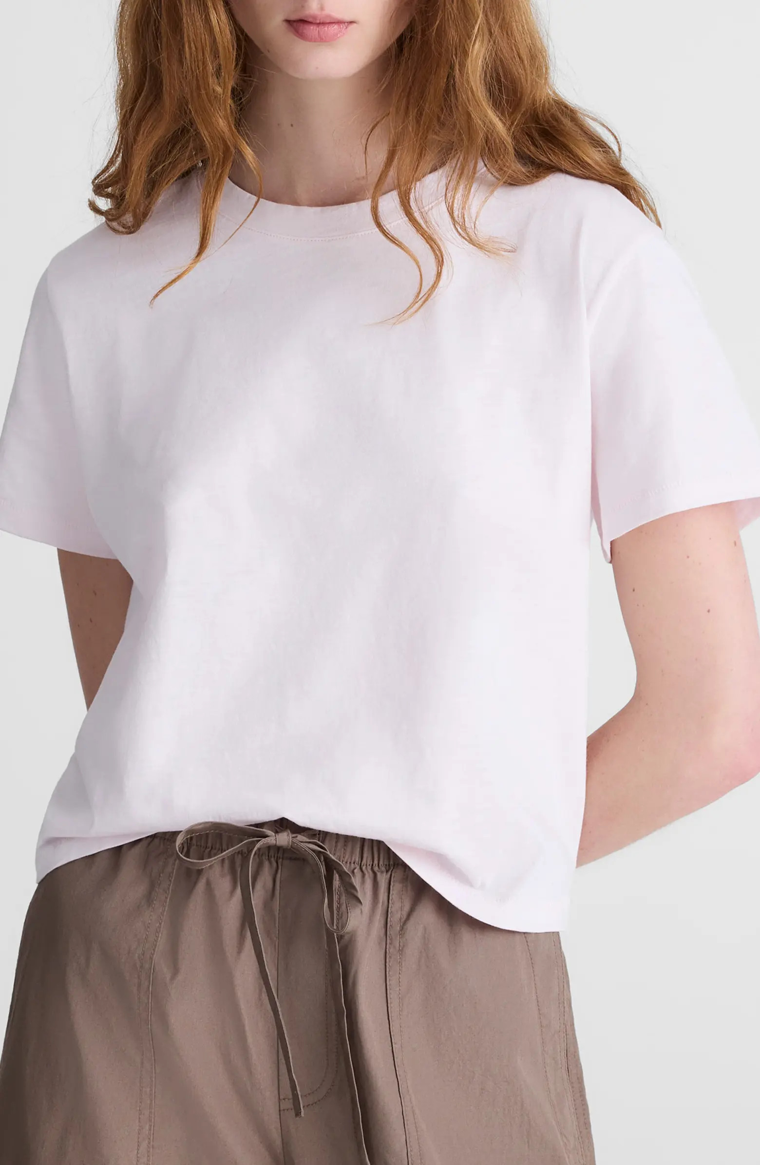 Madewell Boxy Crop Cotton Slub T-Shirt | Nordstrom | Nordstrom