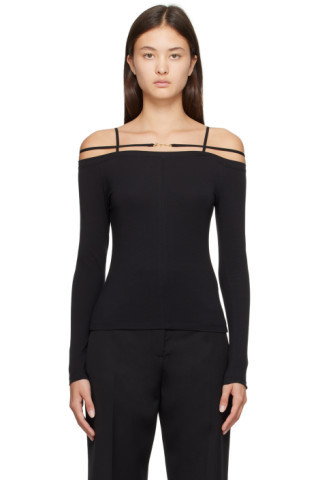 Jacquemus - Black Le Papier 'Le T-Shirt Sierra' Long Sleeve T-Shirt | SSENSE