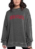 chicka-d NCAA womens Burnout Fleece Pullover | Amazon (US)