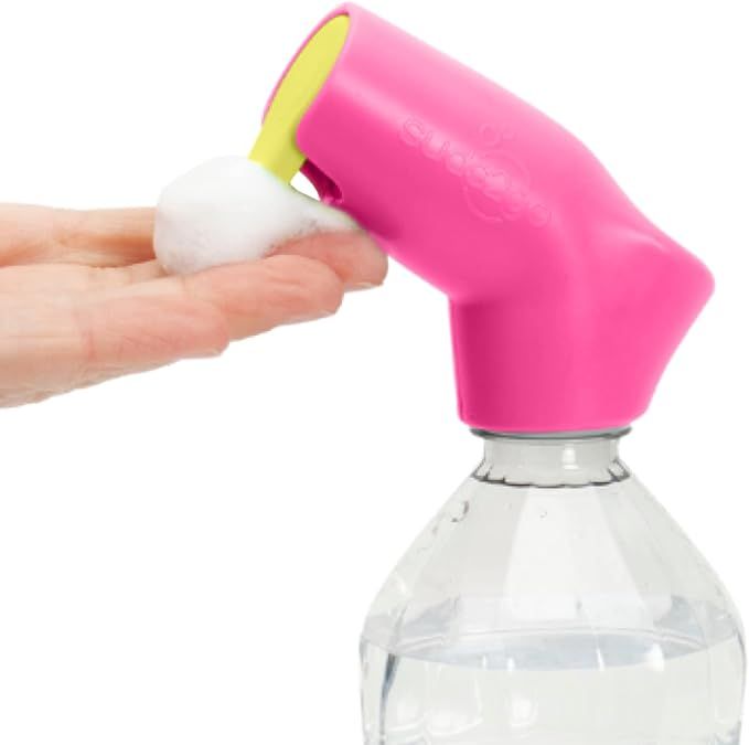 Suds2Go Refillable Caps, 2 Pack - Universal Fit Turns Most Disposable Water Bottles Into A Hand W... | Amazon (US)