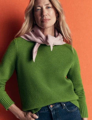 Marta Merino Wool Crew Sweater-Juicy Apple | Boden (US)