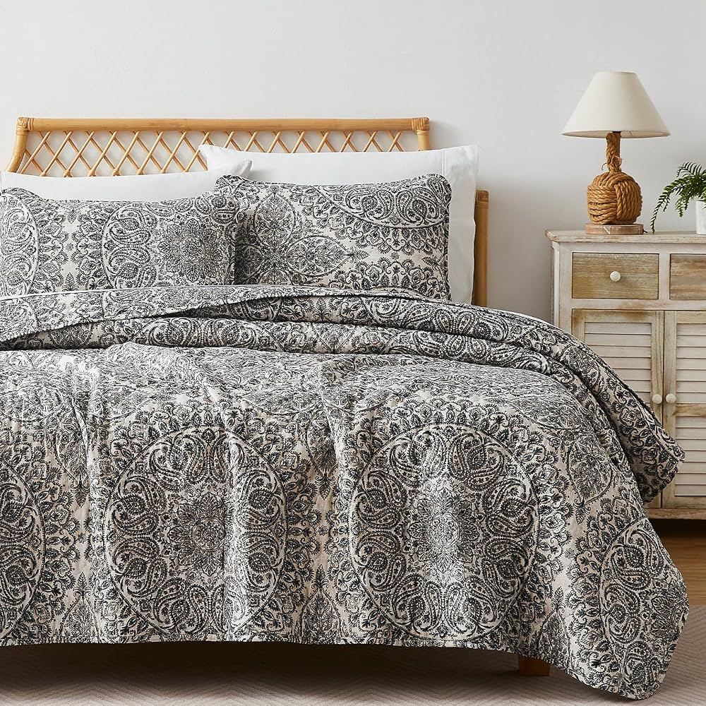 Southshore Fine Living, Inc. Ashanti Collection Oversized King Quilt Bedding Set, Soft Fabric, Li... | Amazon (US)