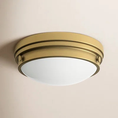 Osmin 2 - Light 13.25" Simple Bowl Flush Mount | Wayfair North America