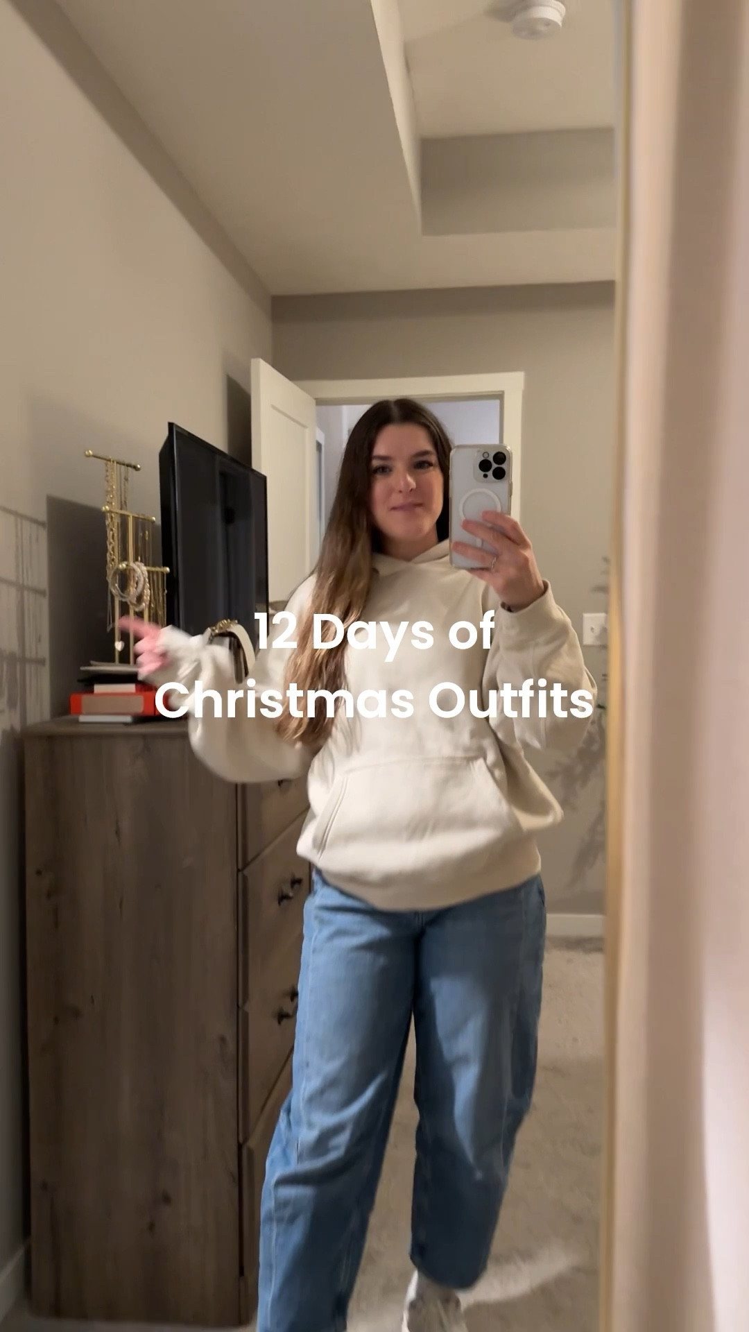 Day 2 of 12 days of Christmas outfits
Today theme is Winter whites!

Love this sweatshirt from Abercrombie because it is so soft and cozy. Wearing a men’s small

These tennis shoes are so comfortable. I wear them all the time teaching! True to size, use code NBWINTER for 20% off

Barrel jeans are true to size

Holiday outfit, teacher outfit, casual outfit, winter outfit, hoodie, mom style, old navy, new balance, new balance 9060, gift ideas, outfit ideas, 

#LTKHoliday #LTKootd #LTKGiftGuide
