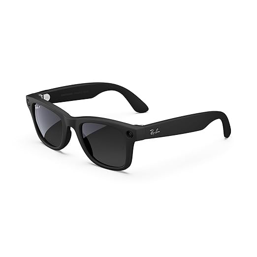 Ray-Ban Meta (Gen 1), Wayfarer, Matte Black | Smart AI Glasses for Men, Women - 12 MP Camera, Ope... | Amazon (US)
