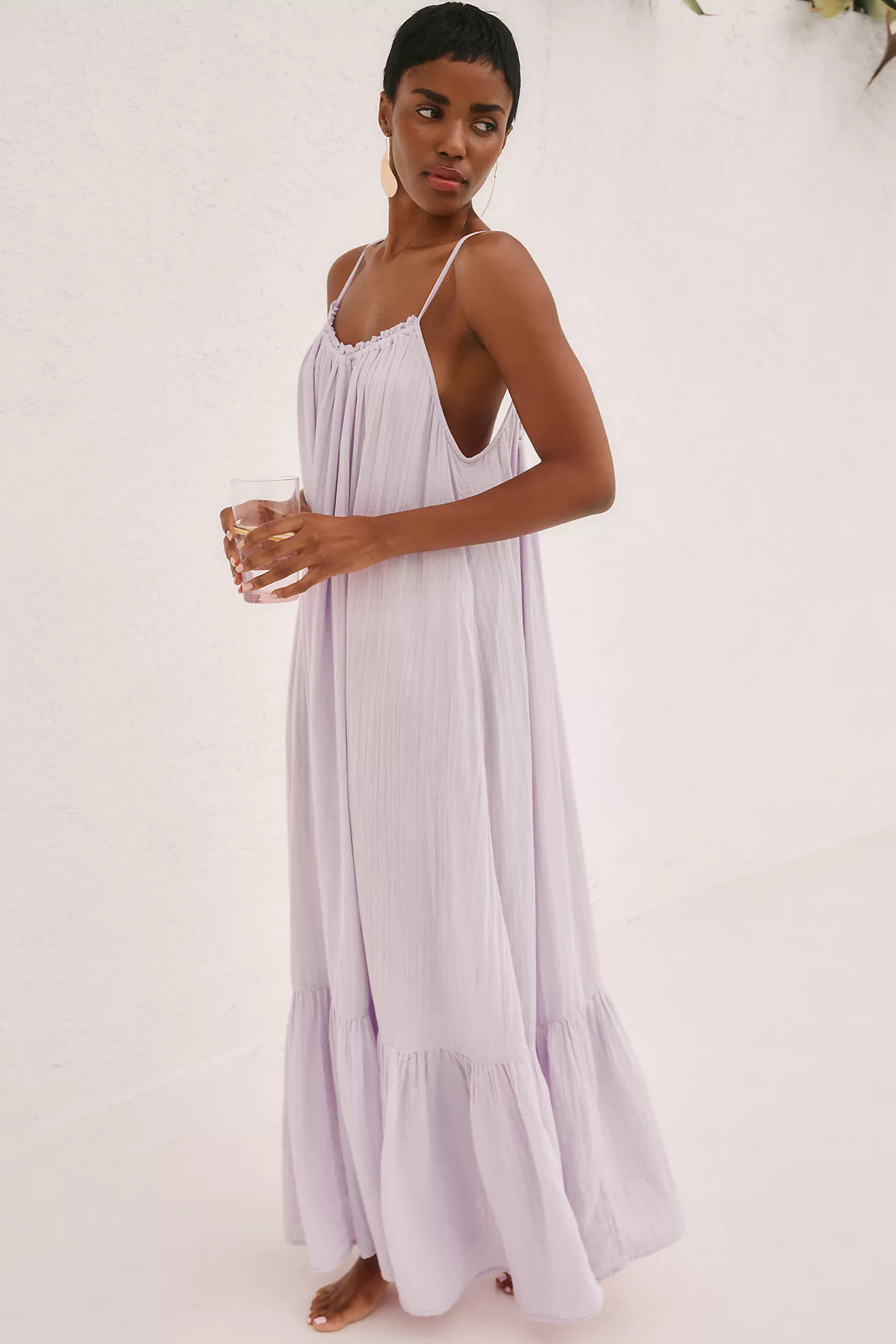 The Malika Gauze Dress | Anthropologie (US)
