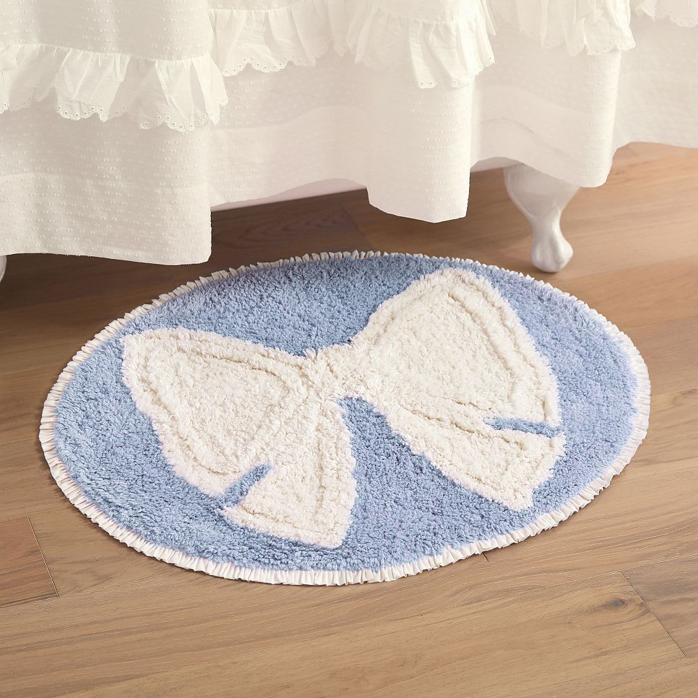 LoveShackFancy Bow Bath Mat | Pottery Barn Teen
