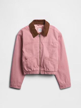 Kids Relaxed Canvas Barn Jacket | Gap Factory