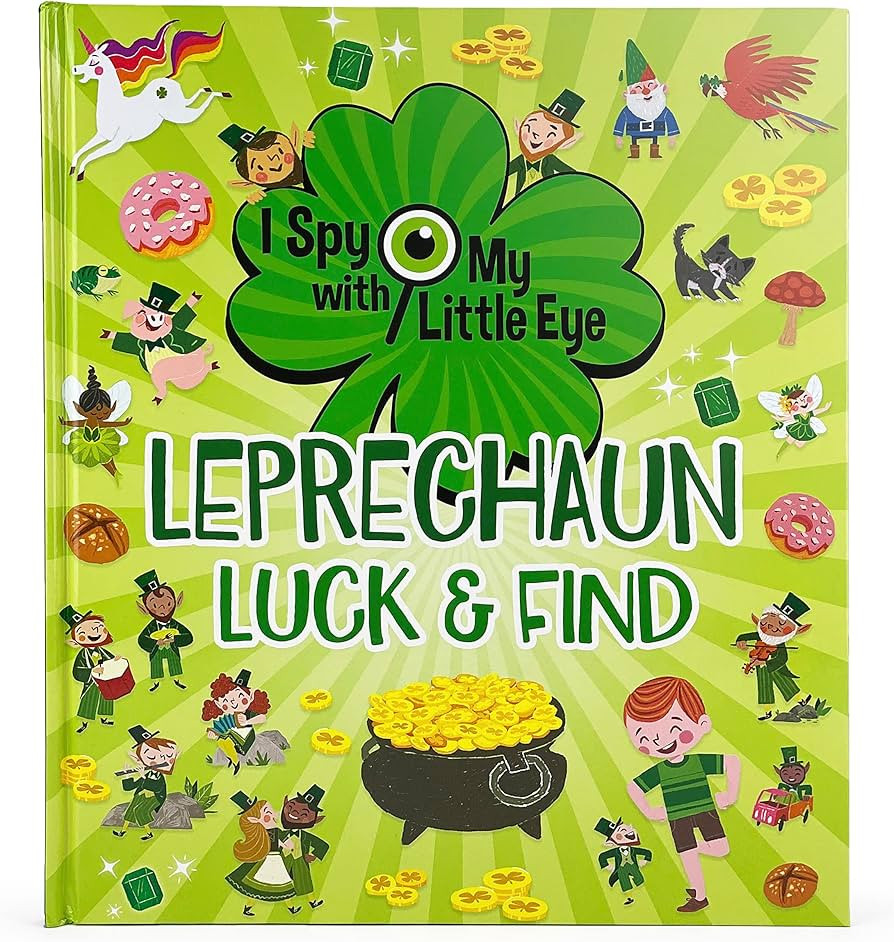 I Spy With My Little Eye Leprechaun Luck & Find - Kids Search, Find, and Seek Activity Book, Ages... | Amazon (US)