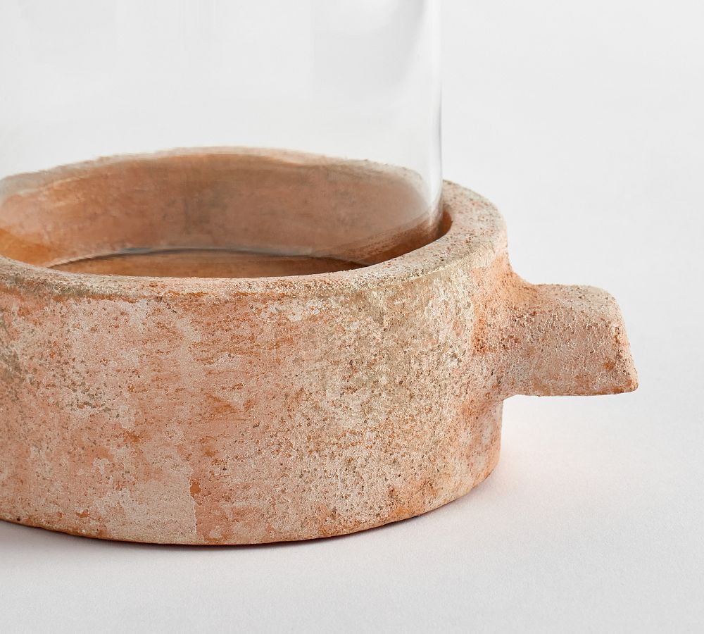 Artisan Handcrafted Ceramic Hurricane Candleholder | Pottery Barn (US)