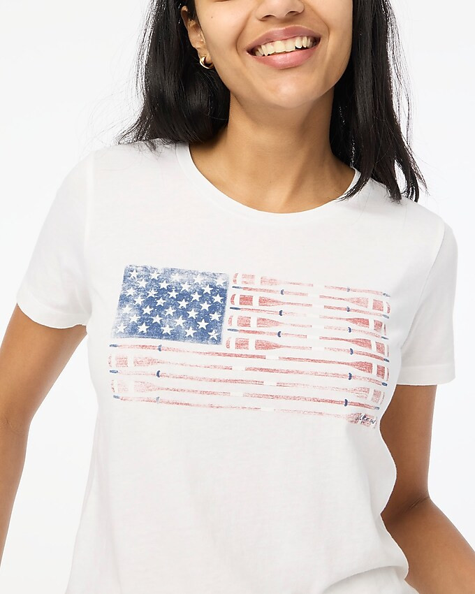 Oars flag graphic tee | J.Crew Factory