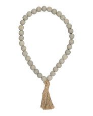 17in Decorative Beads With Tassel | Marshalls