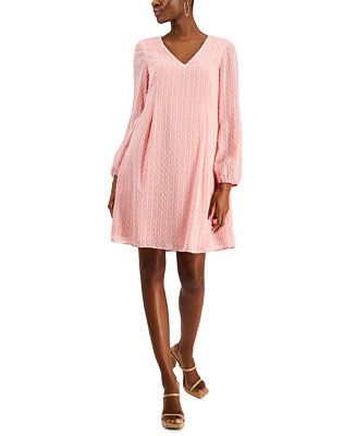 INC International Concepts Women's Long-Sleeve Shift Dress, Created for Macy's & Reviews - Dresse... | Macys (US)