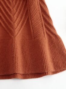 Girls Turtleneck Flare Hem Belted Sweater Dress
   SKU: sk2206106427607659     US$20.00          ... | SHEIN